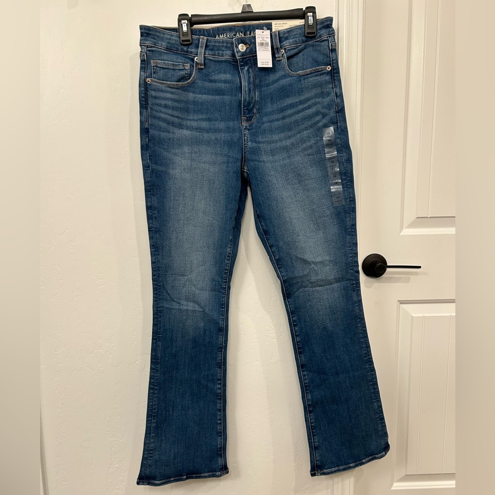 American Eagle Outfitters Dark Blue Flare Jeans